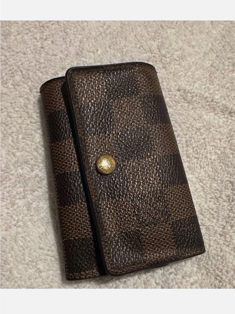 Louis Vuitton Damier Ebene Wallet & 6 Key Holder Set Authentic🤎🤎